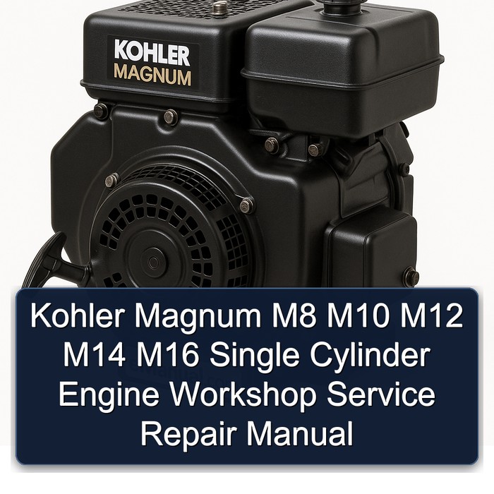 Kohler Magnum M8 M10 M12 M14 M16 Single Cylinder Engine Workshop Service Repair Manual
