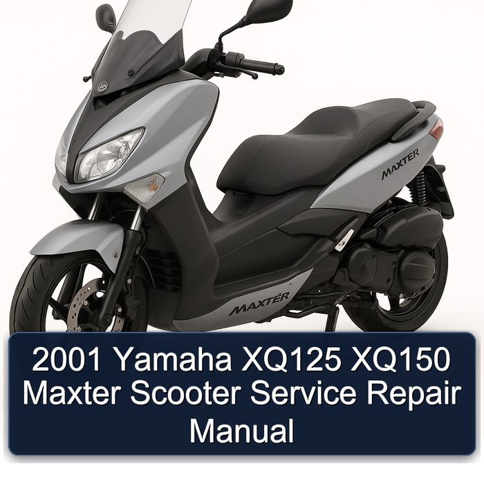 2001 Yamaha XQ125 XQ150 Maxter Scooter Service Repair Manual