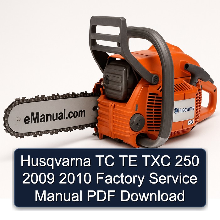 Husqvarna TC TE TXC 250 2009 2010 Factory Service Manual PDF Download