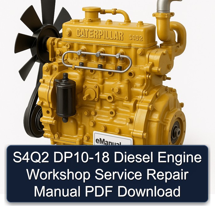 S4Q2 DP10-18 Diesel Engine Workshop Manual de servicio y reparación PDF Download