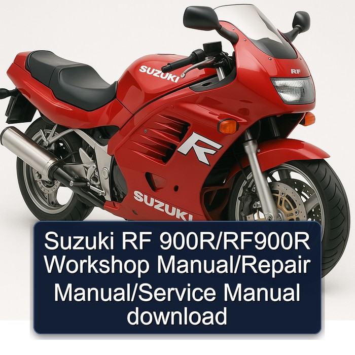 Suzuki RF 900R/RF900R Workshop Manual/Repair Manual/Service Manual download