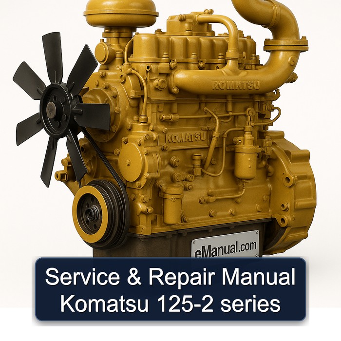  Service & Repair Manual Komatsu 125-2 series