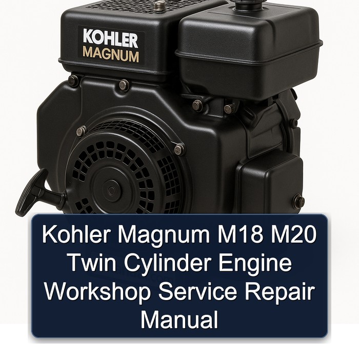 Kohler Magnum M18/M20 Zwillingszylinder-Motor Werkstatt-Reparaturanleitung