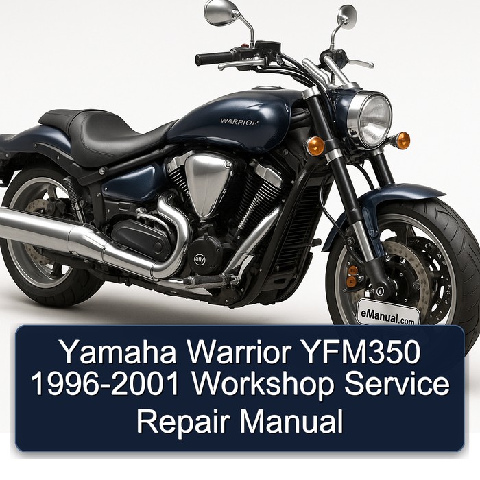 Yamaha Warrior YFM350 1996-2001 Workshop Service Repair Manual 
