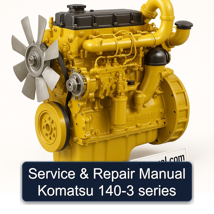 Manual de servicio y reparación Komatsu 140-3 series