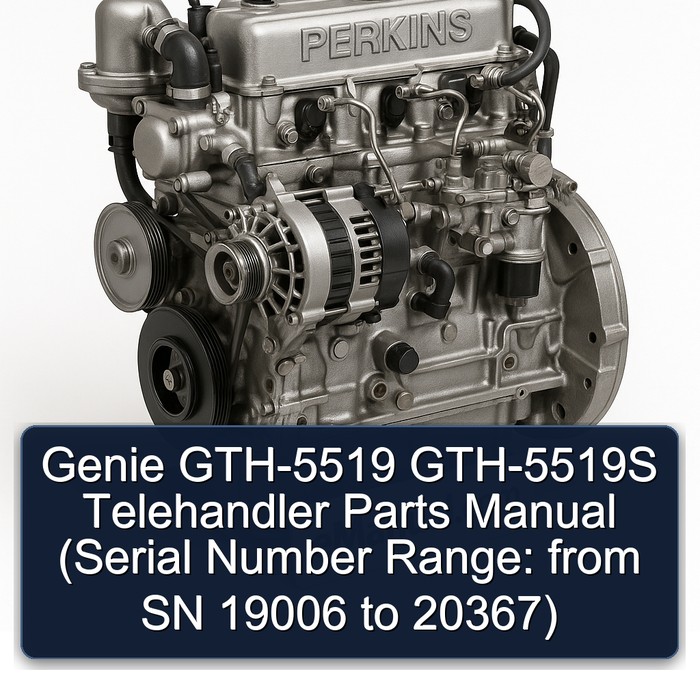 Genie GTH-5519 GTH-5519S Telehandler Parts Manual (Serial Number Range: from SN 19006 to 20367)