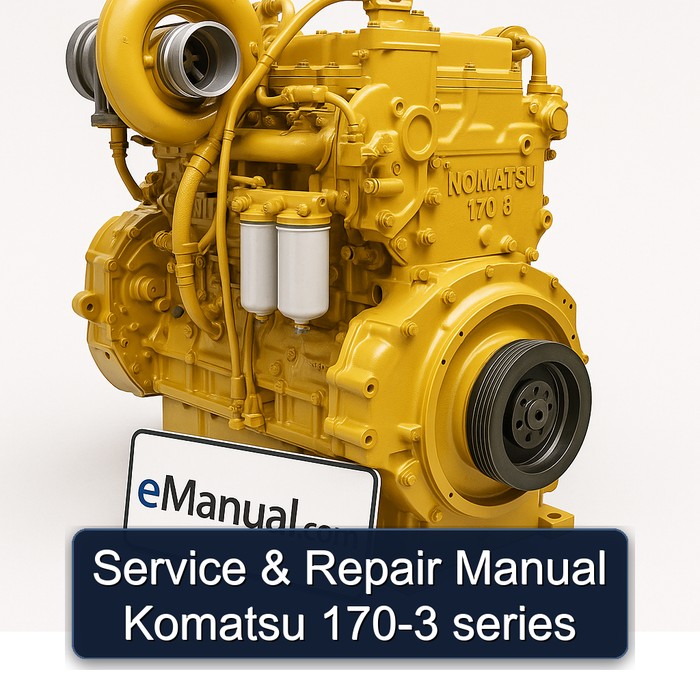  Service & Repair Manual Komatsu 170-3 series