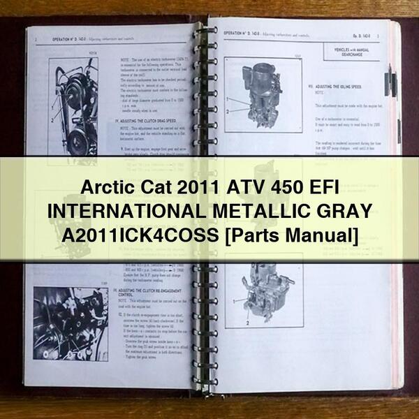 Arctic Cat ATV 450 EFI International Metallic Grau 2011 - Teilehandbuch