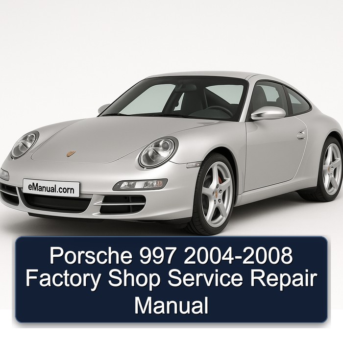Porsche 997 2004-2008 Factory Shop Manual de servicio y reparación