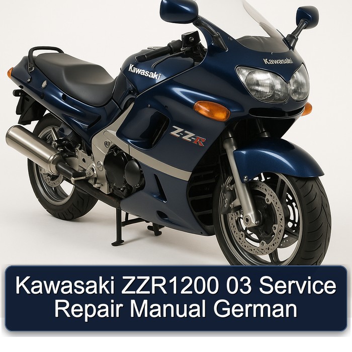 Kawasaki ZZR1200 03 Service Repair Manual German