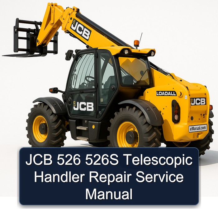 JCB 526 526S Telescopic Handler Repair Service Manual