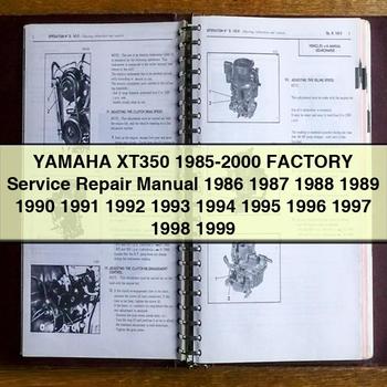 1985 Yamaha XT350 Workshop Service Repair Manual PDF Download