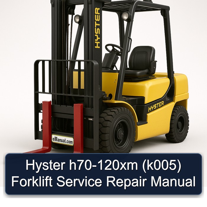 Hyster h70-120xm (k005) Forklift Service Repair Manual