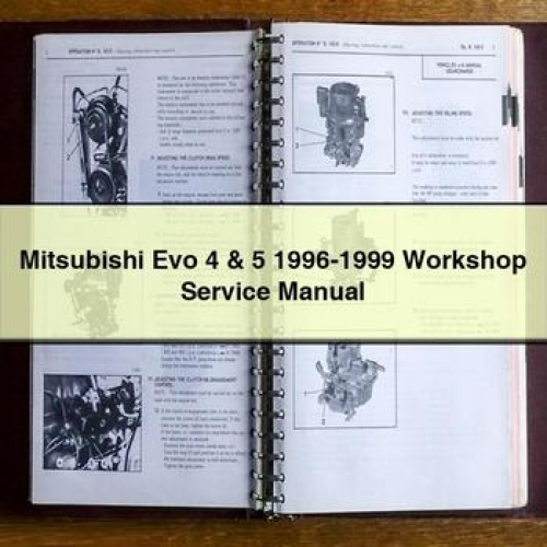 1997 Mitsubishi Evo 4 & 5 Workshop Service Repair Manual PDF Download