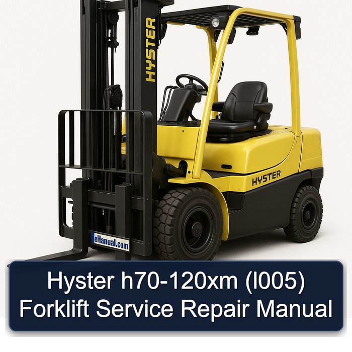 Manual de Servicio y Reparación de la Carretilla Elevadora Hyster h70-120xm (l005)