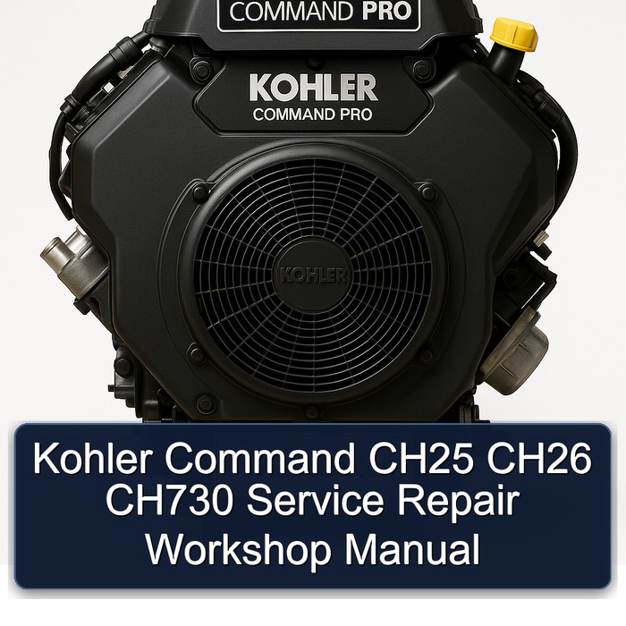 Kohler Command CH25 CH26 CH730 Service Repair Workshop Manual