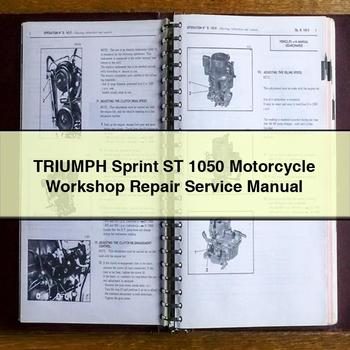 Triumph Sprint ST 1050 Motorcycle Workshop Service Repair Manual PDF Download
