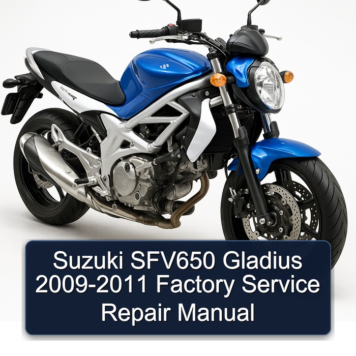 Suzuki SFV650 Gladius 2009-2011 Factory Manual de servicio y reparación