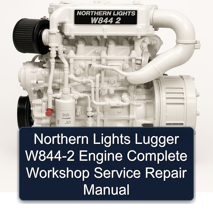 Manual de Reparación y Servicio Completo para Motor W844-2 Lugger Northern Lights