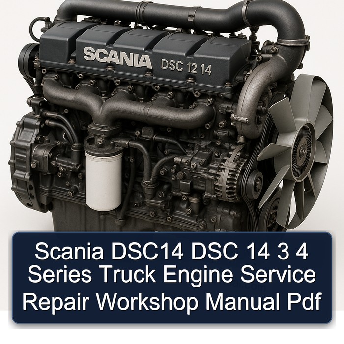 Manual de Reparación y Servicio del Motor de Camión Scania DSC14 Serie 3 y 4