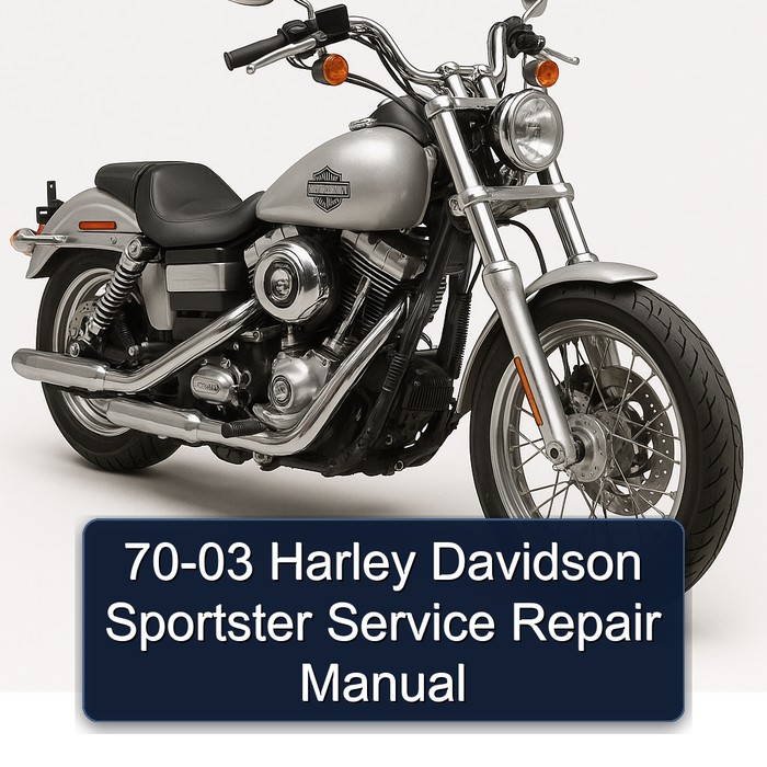 70-03 Harley Davidson Sportster Manual de servicio y reparación