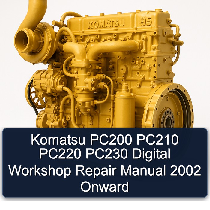 Manual de Reparación Digital Komatsu PC200-230 (2002 en Adelante)