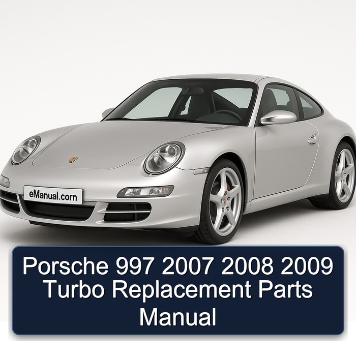Porsche 997 2007 2008 2009 Turbo Replacement Parts Manual