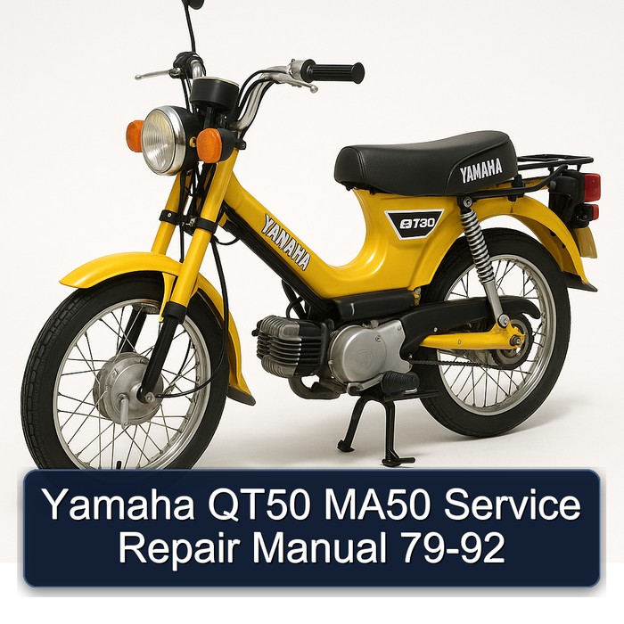 Yamaha QT50 MA50 Service Repair Manual 79-92