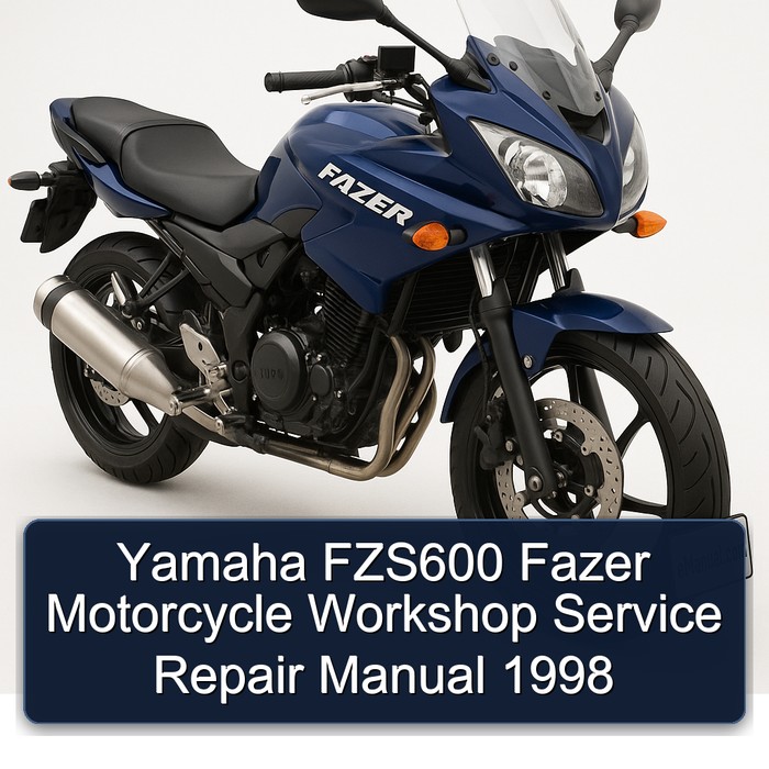 Yamaha FZS600 Fazer Motorcycle Workshop Manual de servicio y reparación 1998
