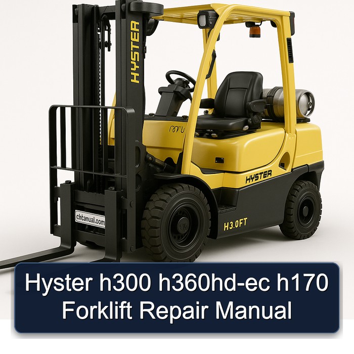 Manual de Reparación de Montacargas Hyster h300, h360hd-ec, h170