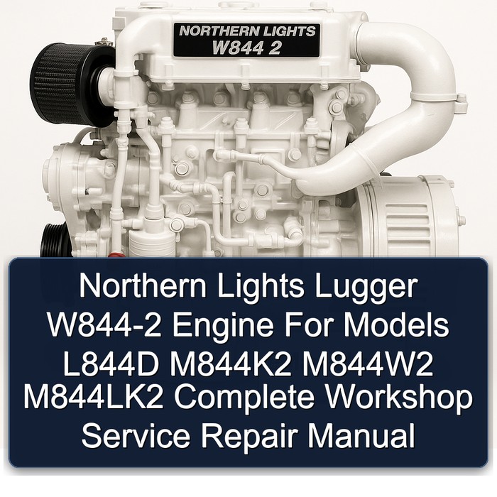 Manual de Reparación y Servicio del Motor Lugger W844-2 para Modelos L844D, M844K2, M844W2, M844LK2