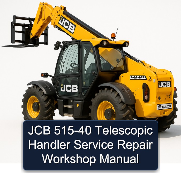 JCB 515-40 Telescopic Handler Service Repair Workshop Manual 
