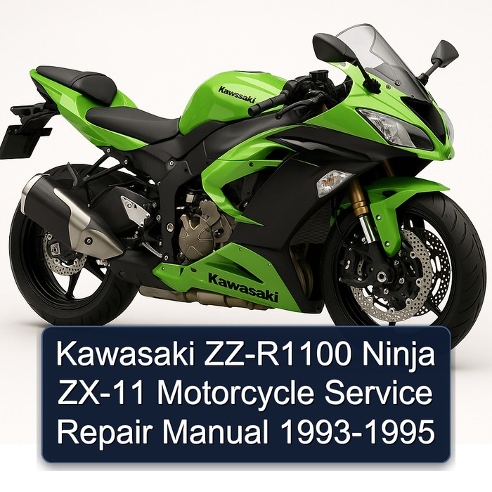 Kawasaki ZZ-R1100 Ninja ZX-11 Motorcycle Service Repair Manual 1993-1995