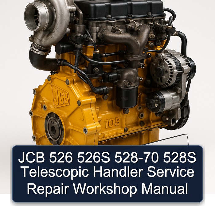 JCB 526 526S 528-70 528S Telescopic Handler Service Repair Workshop Manual