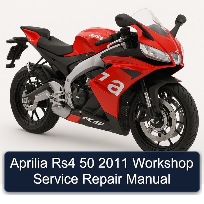 Aprilia Rs4 50 2011 Workshop Manual de servicio y reparación