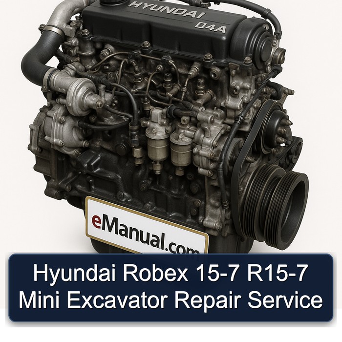 Hyundai Robex 15-7 R15-7 Mini Excavator Repair Service