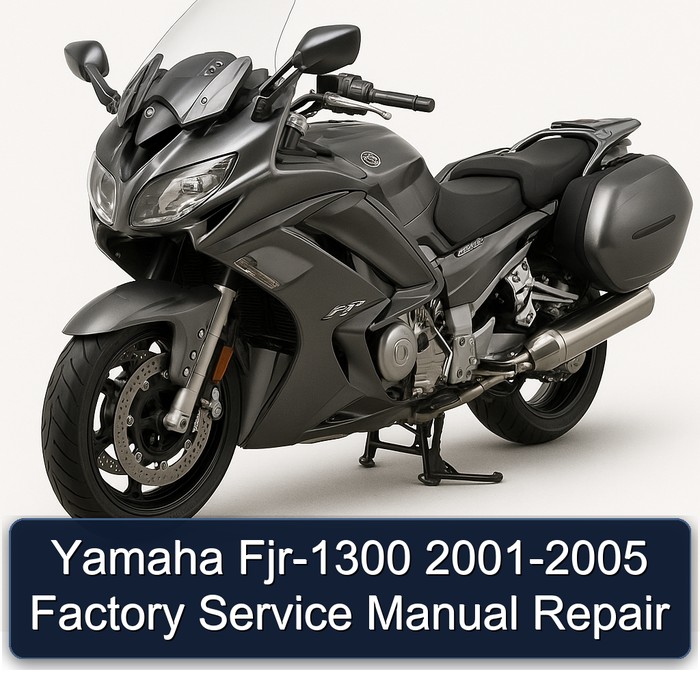 Yamaha Fjr-1300 2001-2005 Factory Service Manual Repair 