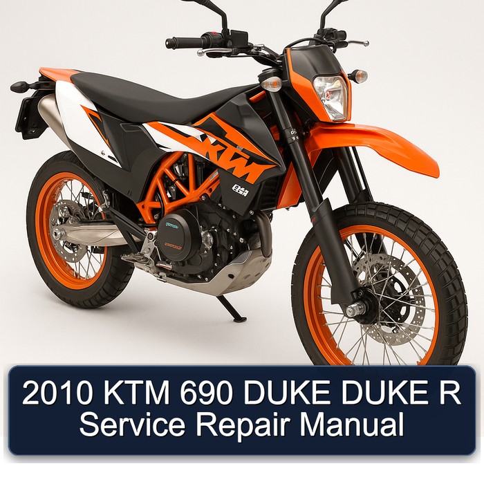 2010 KTM 690 DUKE DUKE R Manual de servicio y reparación