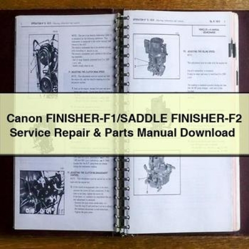 Canon Finisher-F1/Saddle Finisher-F2 Service Repair Parts Catalog PDF Download