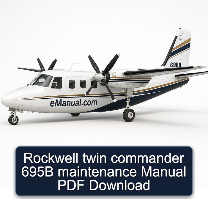 Rockwell twin commander 695B maintenance Manual PDF Download