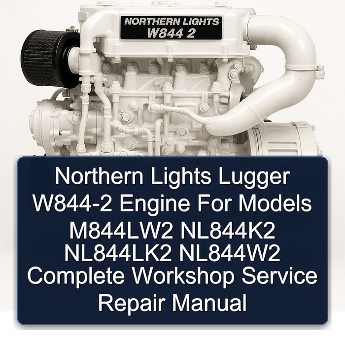 Manual de Reparación Completo para Motor Lugger W844-2