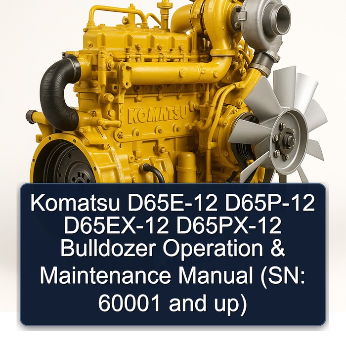 Manual de Operación y Mantenimiento - Bulldozer Komatsu D65E-12, D65P-12, D65EX-12, D65PX-12 (N.º de serie 60001 en adelante)