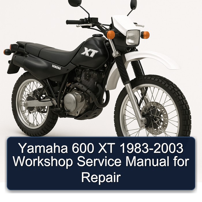 Yamaha 600 XT 1983-2003 Workshop Service Manual for Repair 