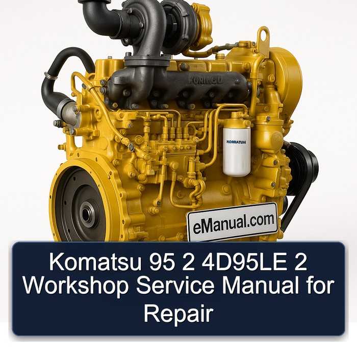 Komatsu 95 2 4D95LE 2 Workshop Service Manual for Repair