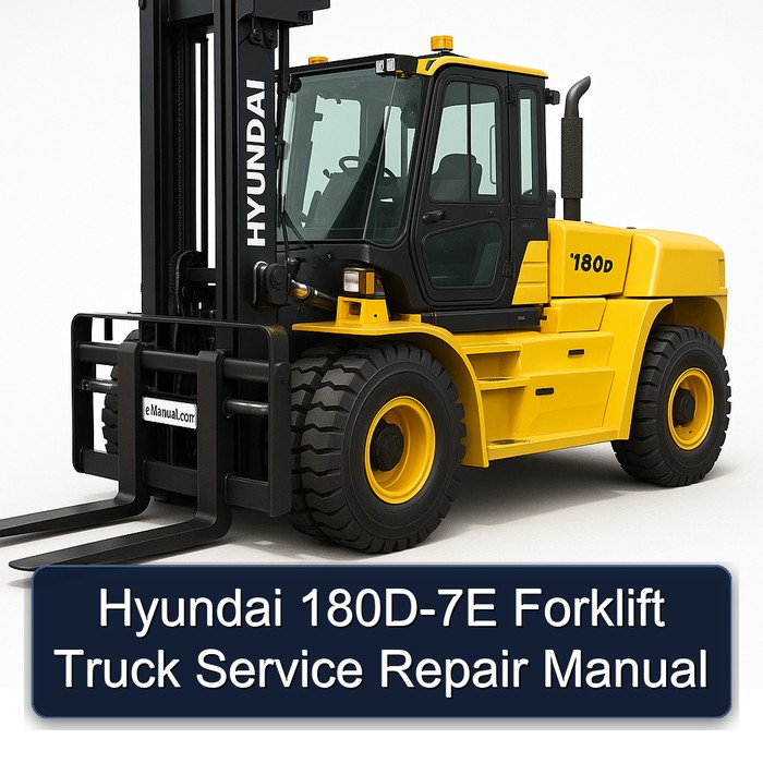Hyundai 180D-7E Forklift Truck Service Repair Manual