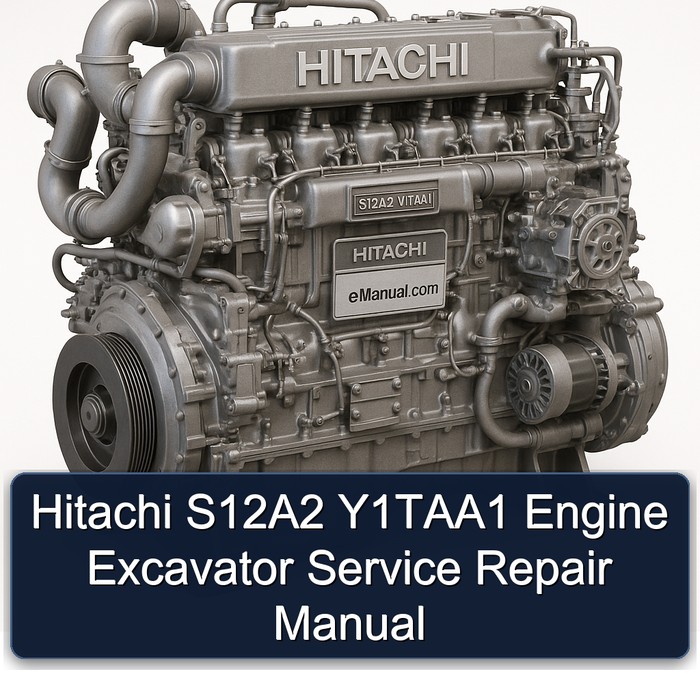 Hitachi S12A2 Y1TAA1 Engine Excavator Service Repair Manual