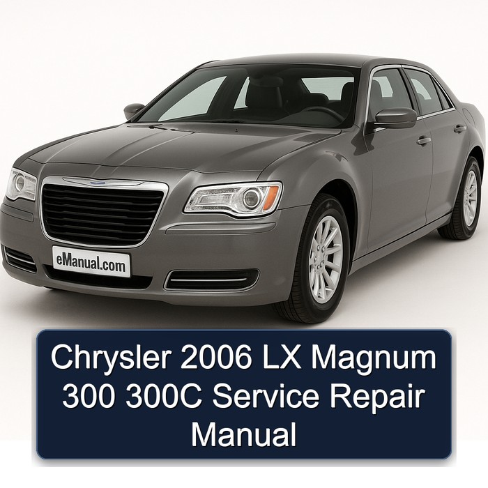 Chrysler 2006 LX Magnum 300 300C Manual de servicio y reparación
