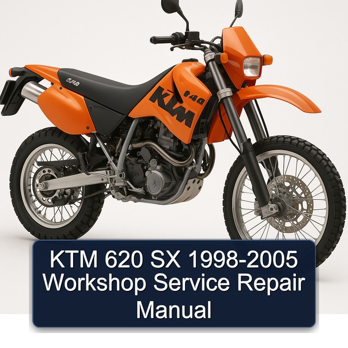 KTM 620 SX 1998-2005 Workshop Manual de servicio y reparación