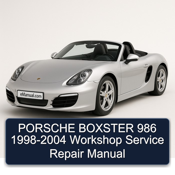 PORSCHE BOXSTER 986 1998-2004 Workshop Manual de servicio y reparación