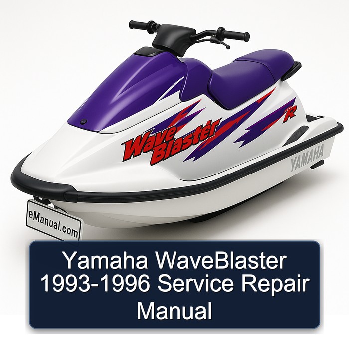 Yamaha WaveBlaster 1993-1996 Manual de servicio y reparación
